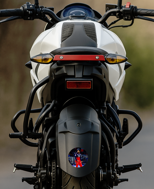 Smeeps KL Rahul Sticker – 10.16 cm (4 Inch) Indian Cricket Star Fan Vinyl Decal | Waterproof UV Resistant Round Sticker