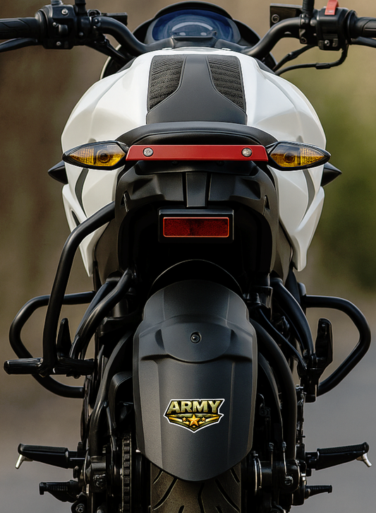 Smeeps ARMY Logo Sticker – 11.43 cm (4.5 Inch) Military Style Vinyl Decal | Waterproof UV Resistant Car & Bike Sticker