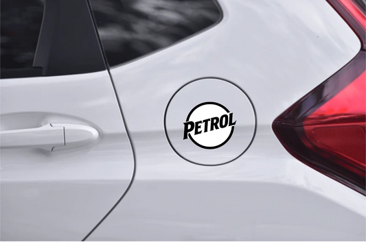 Smeeps PETROL Sticker – 7.62 x 8.2 cm Car & Bike Fuel Type Vinyl Decal | Bold Circle Logo Design | Waterproof & Durable Label
