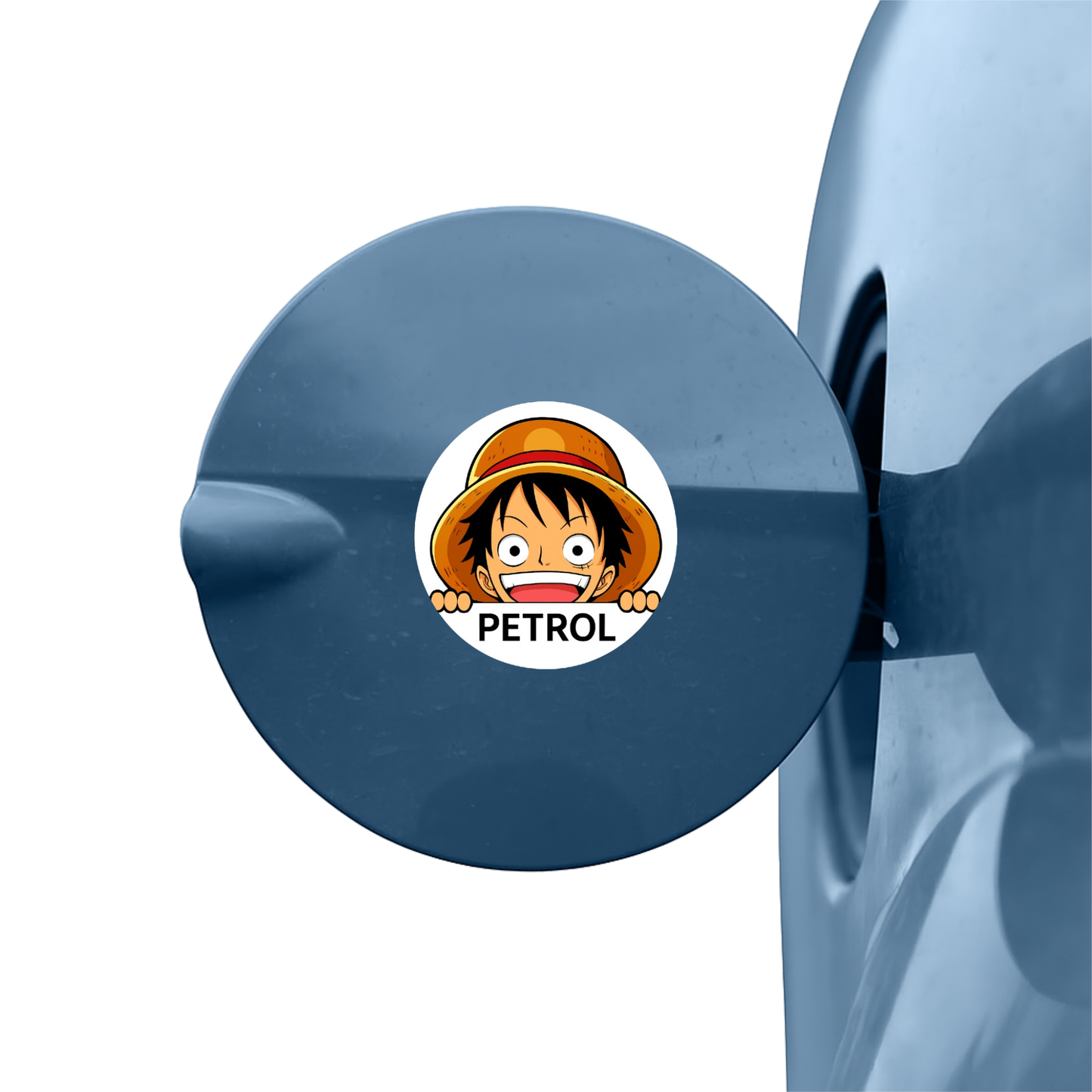 Smeeps Petrol Anime Sticker – 7.8 x 7.8 cm Round Car Decal Featuring Cartoon Explorer Character | Fun Design for Car Use Only