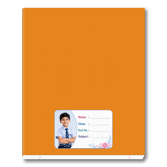Custom Photo Floral School Name Labels – 7.62 × 5.08 cm (3 × 2 Inch) Personalized Waterproof Kids Notebook Stickers for School Books, Water Bottles & Accessories | Elegant Flower Theme Pack of 36