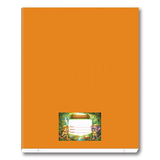 Smeeps Jungle Adventure School Name Labels Sticker – 7.62 × 5.08 cm (3 × 2 Inch) Personalized Writable Notebook Labels for Kids | Safari Explorer Theme Sticker Pack of 10