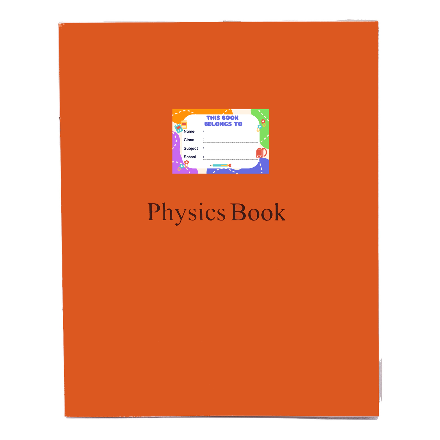 Pack of 24 |Smeeps Bright School Book Label Stickers – 7.62 x 5.08 cm – Writable Stickers for Kids’ Notebooks | Fun Classroom Design