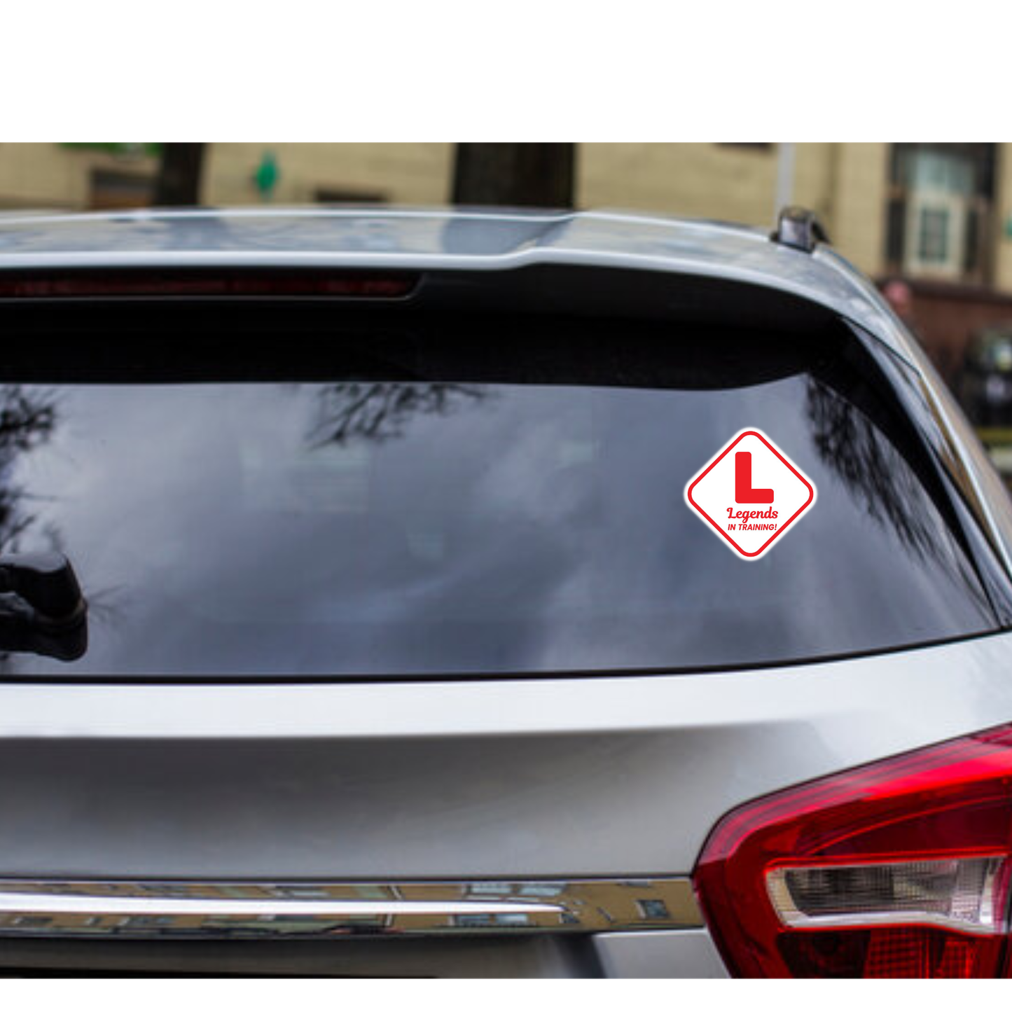 Smeeps “Legends in Training” L Plates – 15 cm Reflective Learner Driver Vinyl Stickers for Cars, Bikes & Scooters | Waterproof & Removable