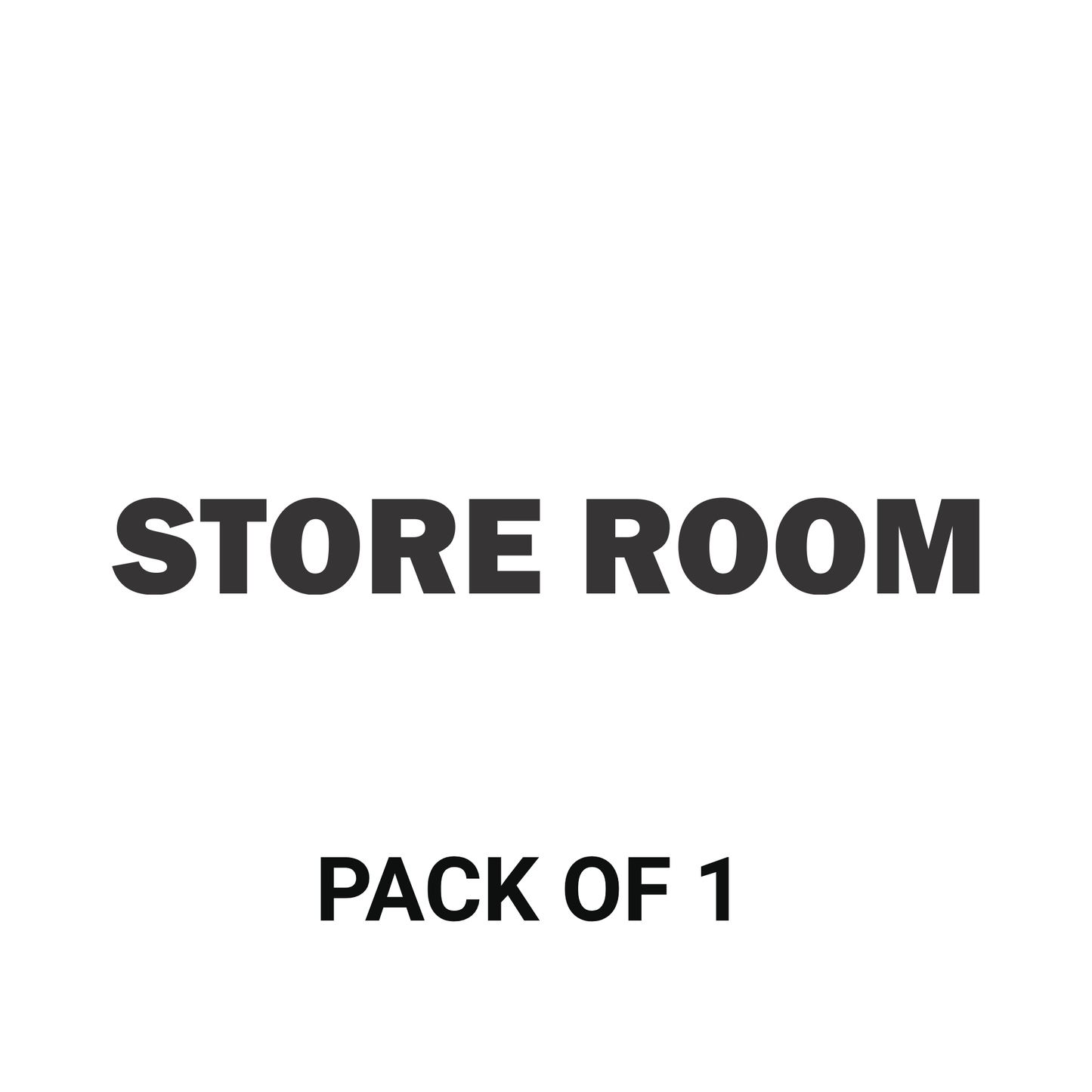 Smeeps Store Room Sticker – 13 x 1.5 cm Vinyl Door Label | Professional Office & Warehouse Signage | Waterproof & Durable Decal