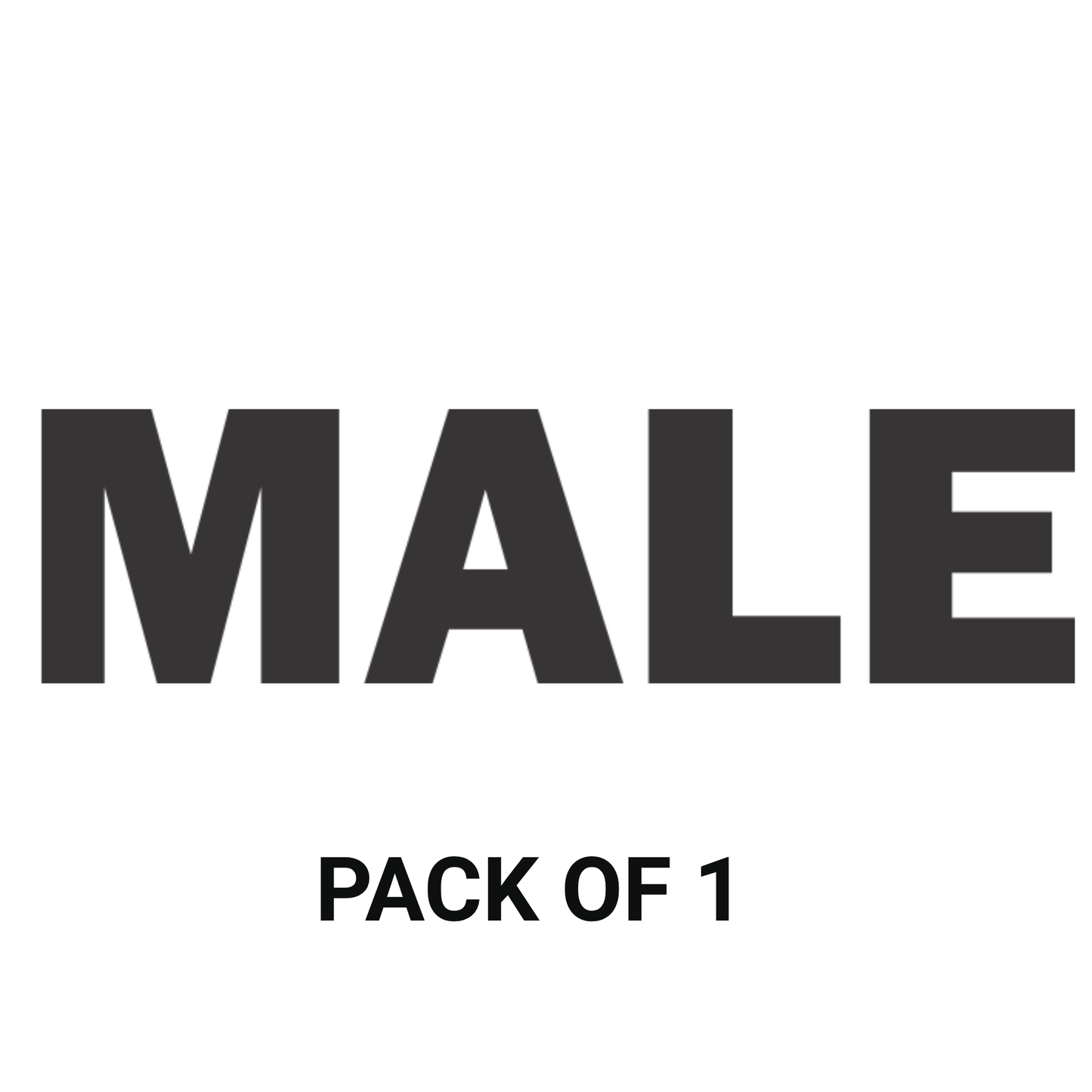 Smeeps Male Sticker – 5.7 x 1.5 cm White Text Vinyl Label | Waterproof, Durable Restroom Door Sign