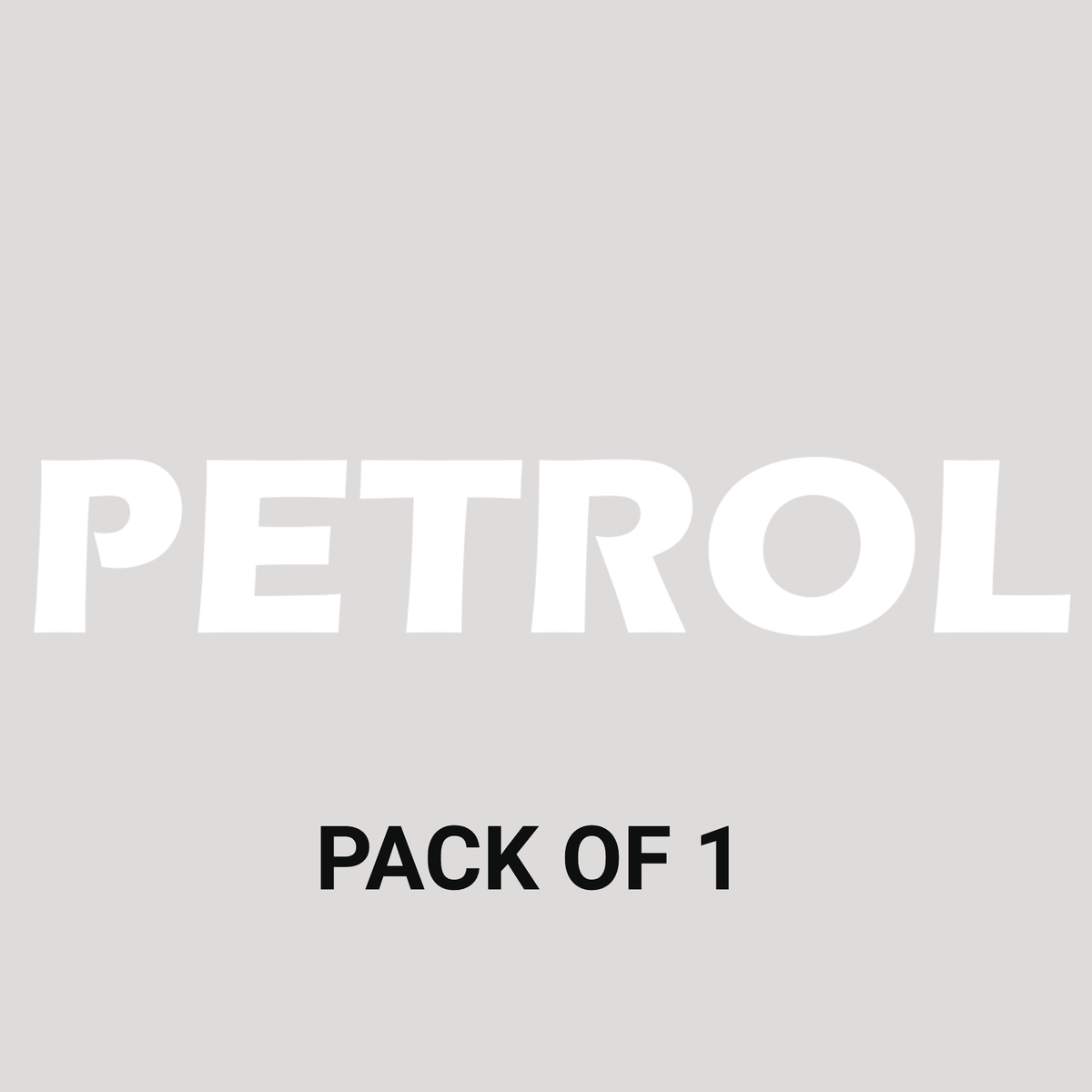 Smeeps PETROL Sticker – 10 x 2 cm Vehicle Fuel Cap Label | Bold White Text Decal | Waterproof & Durable Vinyl Design