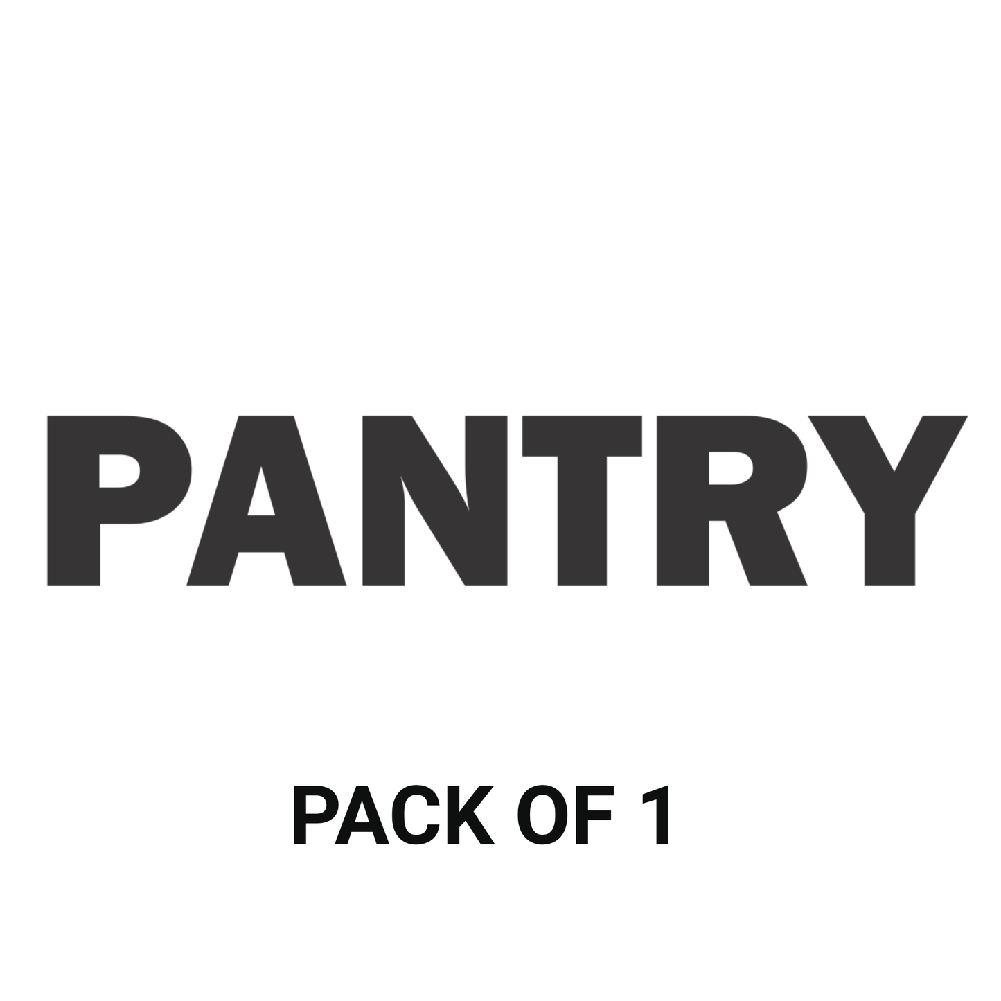 Smeeps Pantry Door Sticker – 9.3 x 1.7 cm Premium Vinyl Label | Waterproof, Wash-Proof & Durable Kitchen/Office Signage