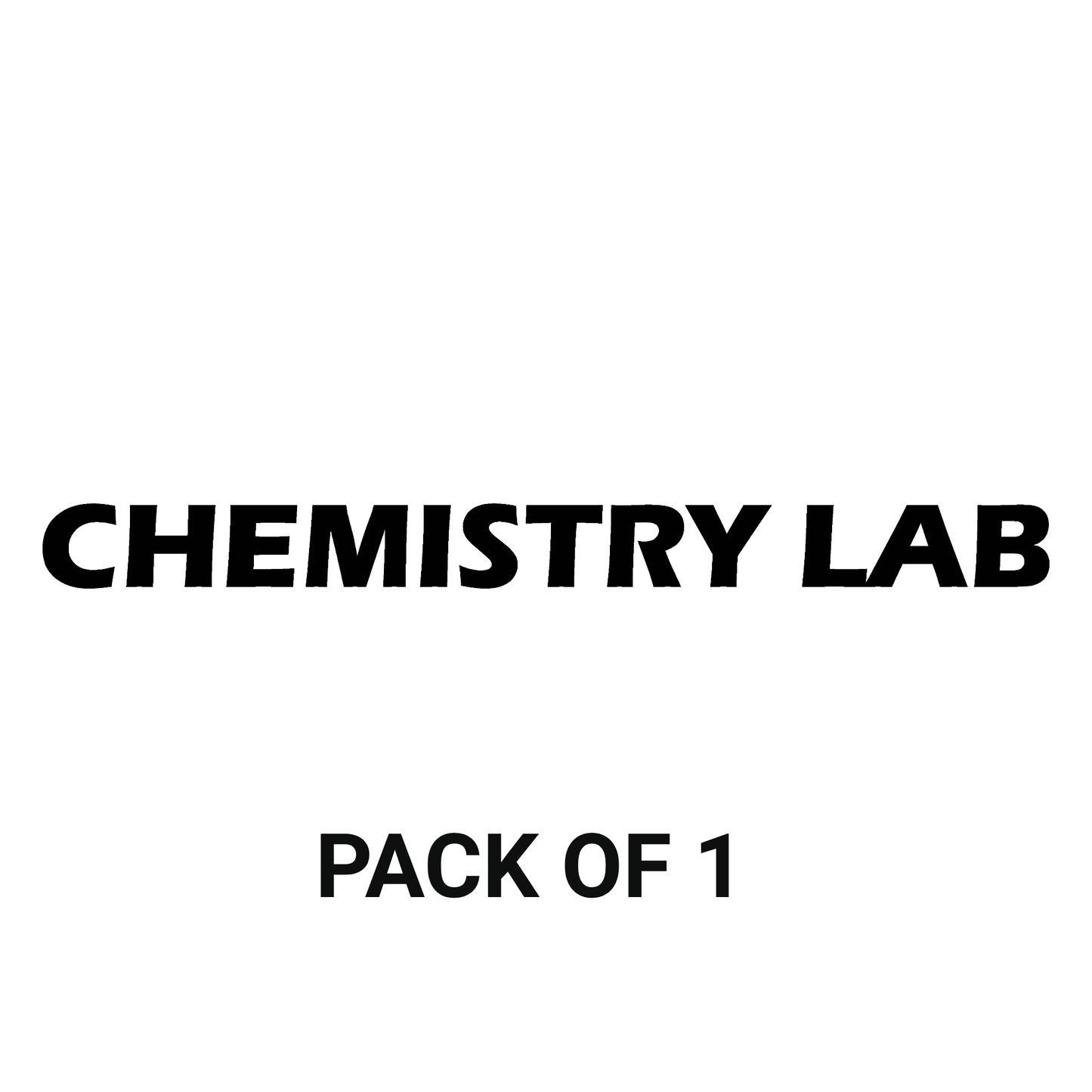 Smeeps Chemistry Lab Door Sticker – 35.8 cm Waterproof Vinyl Label for School & College Labs | Bold Safety Signage