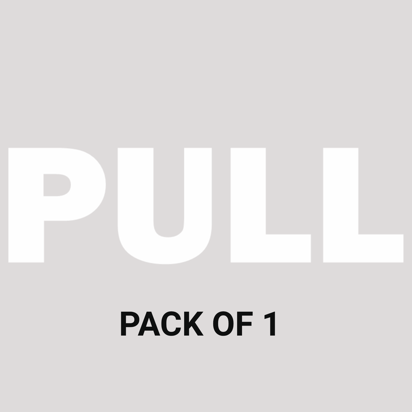 Smeeps PULL Door Sticker – 6.7 x 2 cm White Text Vinyl Label | Waterproof, Wash-Proof & Durable Door Instruction Signage