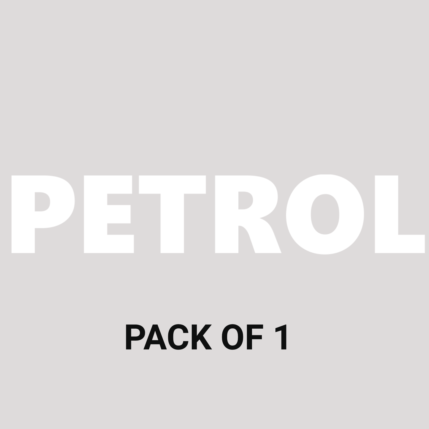 Smeeps PETROL Sticker – 10 x 2 cm Car Fuel Type Vinyl Decal | Waterproof & Durable Identification Label