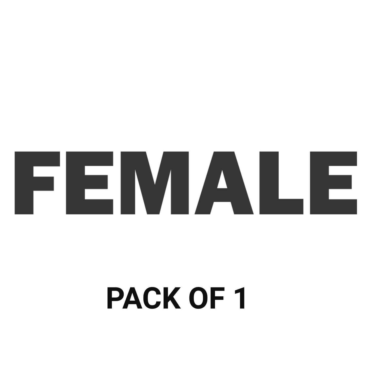 Smeeps Female Sticker – 8.3 x 1.5 cm Text Label | Waterproof, Durable Vinyl Sign for Restrooms & Offices