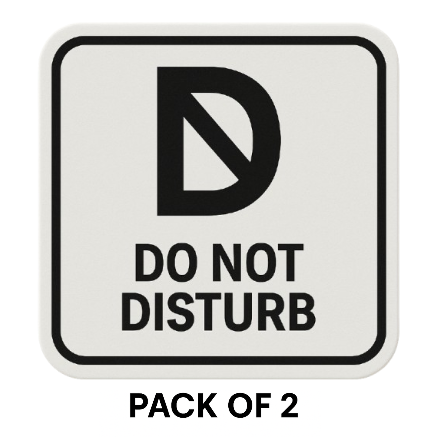 Smeeps Do Not Disturb Sticker – 14 x 14 cm | Professional Office Signage for Workspaces, Cabins & Meeting Rooms