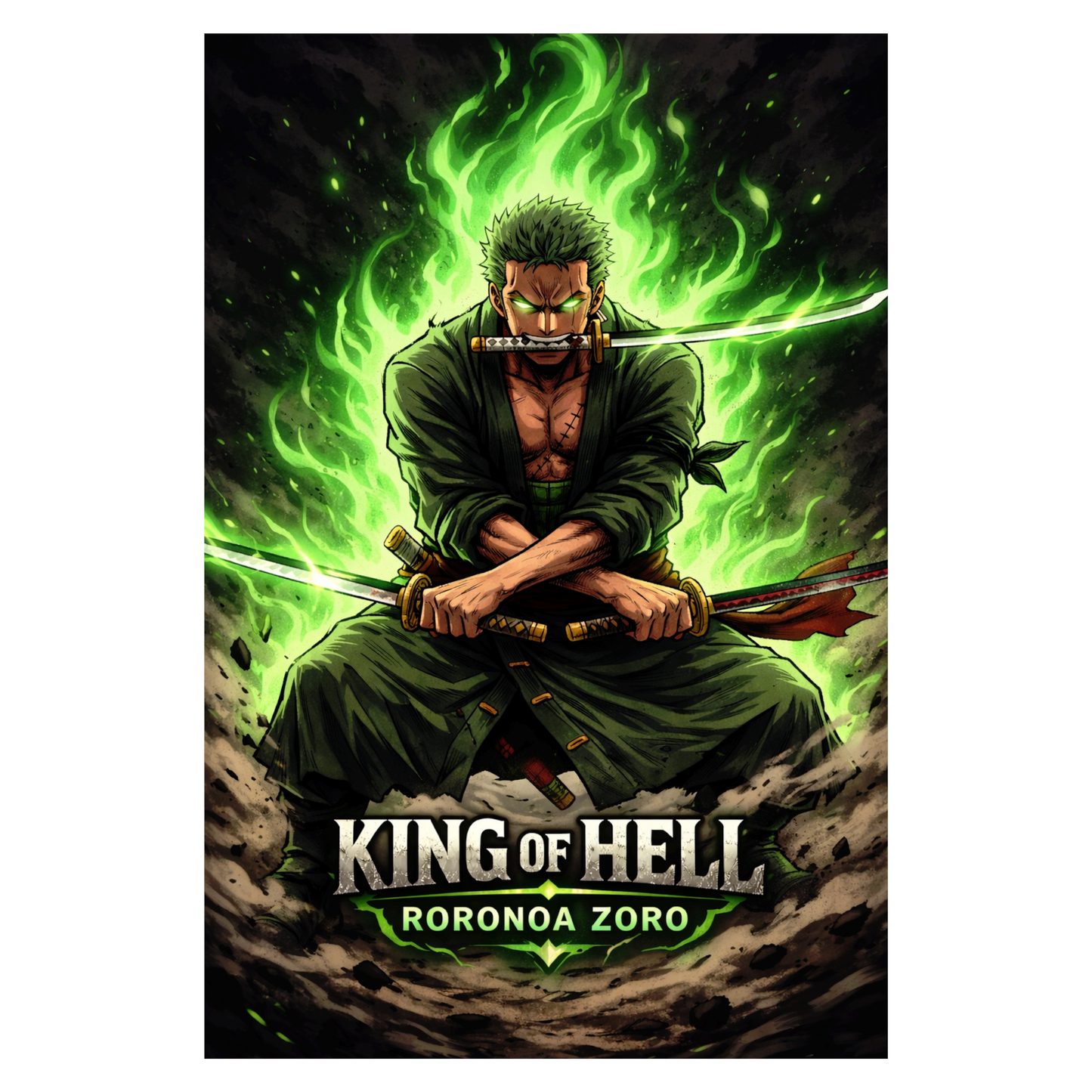 Smeeps Anime One Piece A4 Wall Poster Set – 29.7 × 21 cm (11.69 × 8.27 Inch) Premium Art Print | 300 GSM Thick Paper | NOT GUMMING | Waterproof UV Resistant Wash Proof | Pack of 10