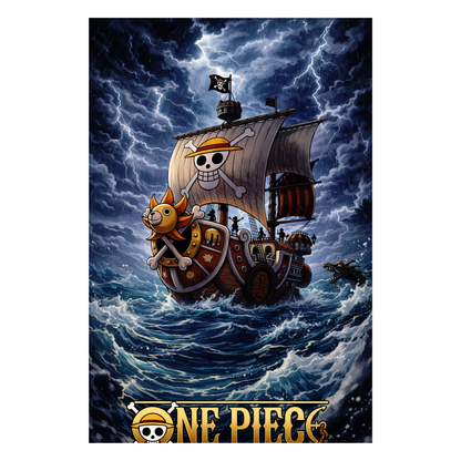 Smeeps Anime One Piece A4 Wall Poster Set – 29.7 × 21 cm (11.69 × 8.27 Inch) Premium Art Print | 300 GSM Thick Paper | NOT GUMMING | Waterproof UV Resistant Wash Proof | Pack of 10