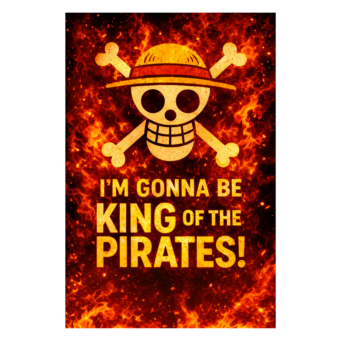 Smeeps Anime One Piece A4 Wall Poster Set – 29.7 × 21 cm (11.69 × 8.27 Inch) Premium Art Print | 300 GSM Thick Paper | NOT GUMMING | Waterproof UV Resistant Wash Proof | Pack of 10