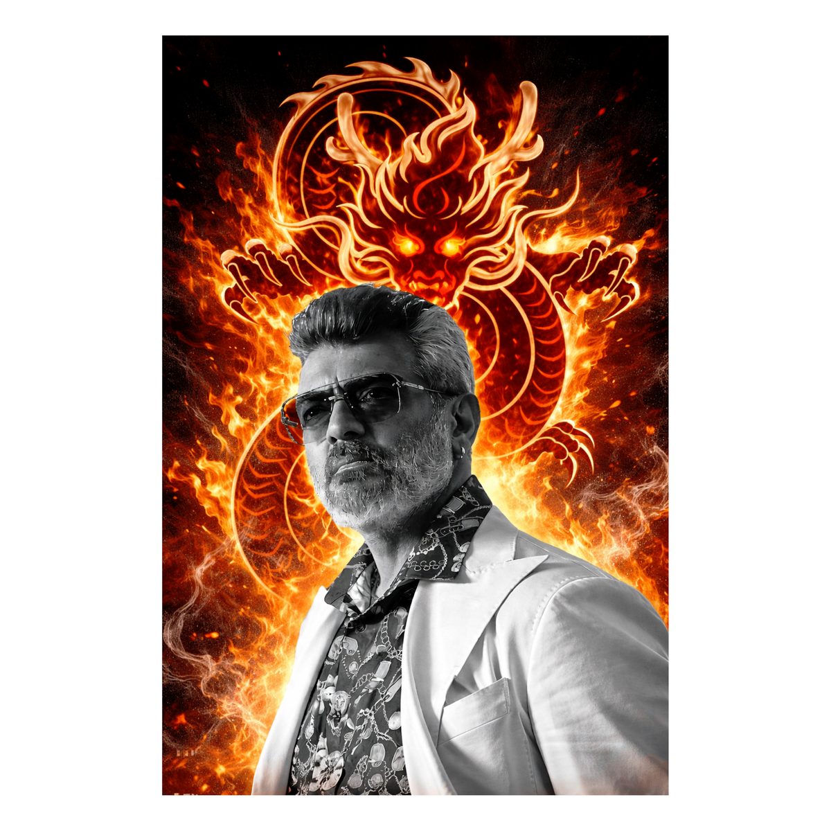 Smeeps Ajith Kumar A4 Wall Poster Set – 29.7 × 21 cm (11.69 × 8.27 Inch) Premium Art Print | 300 GSM Thick Paper | NOT GUMMING | Waterproof UV Resistant Wash Proof | Pack of 10