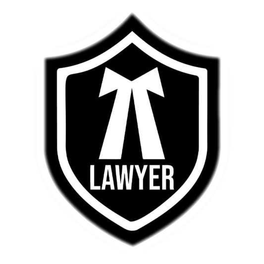 Smeeps Lawyer Emblem Shield Sticker – Advocate Tie Symbol Design – 9.5 x 12.5 cm | Waterproof Vinyl for Cars
