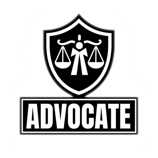 Smeeps Advocate Shield Car Sticker – 11 x 11.5 cm | Justice Scales Emblem Vinyl Decal for Cars