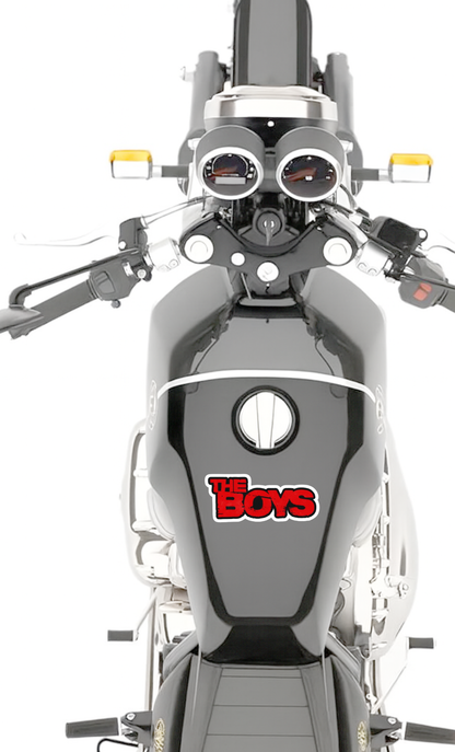 Smeeps The Boys Sticker – 11.68 x 5.08 cm Car & Bike Vinyl Decal | Bold Red Text Design | Waterproof & Durable Series-Themed Sticker
