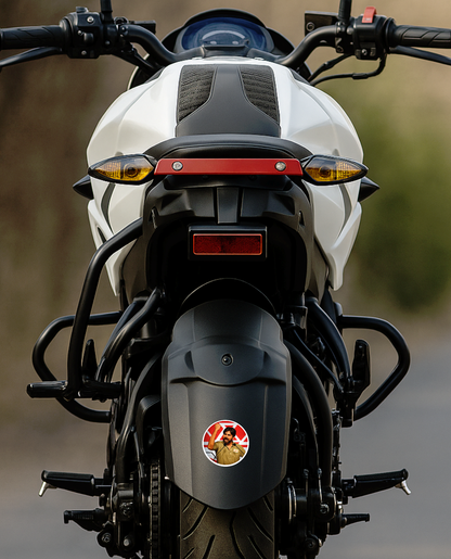 Smeeps Pawan Kalyan Sticker – 10.16 cm Round Car & Bike Vinyl Decal | Powerful Political Leader Design | Waterproof & UV Resistant