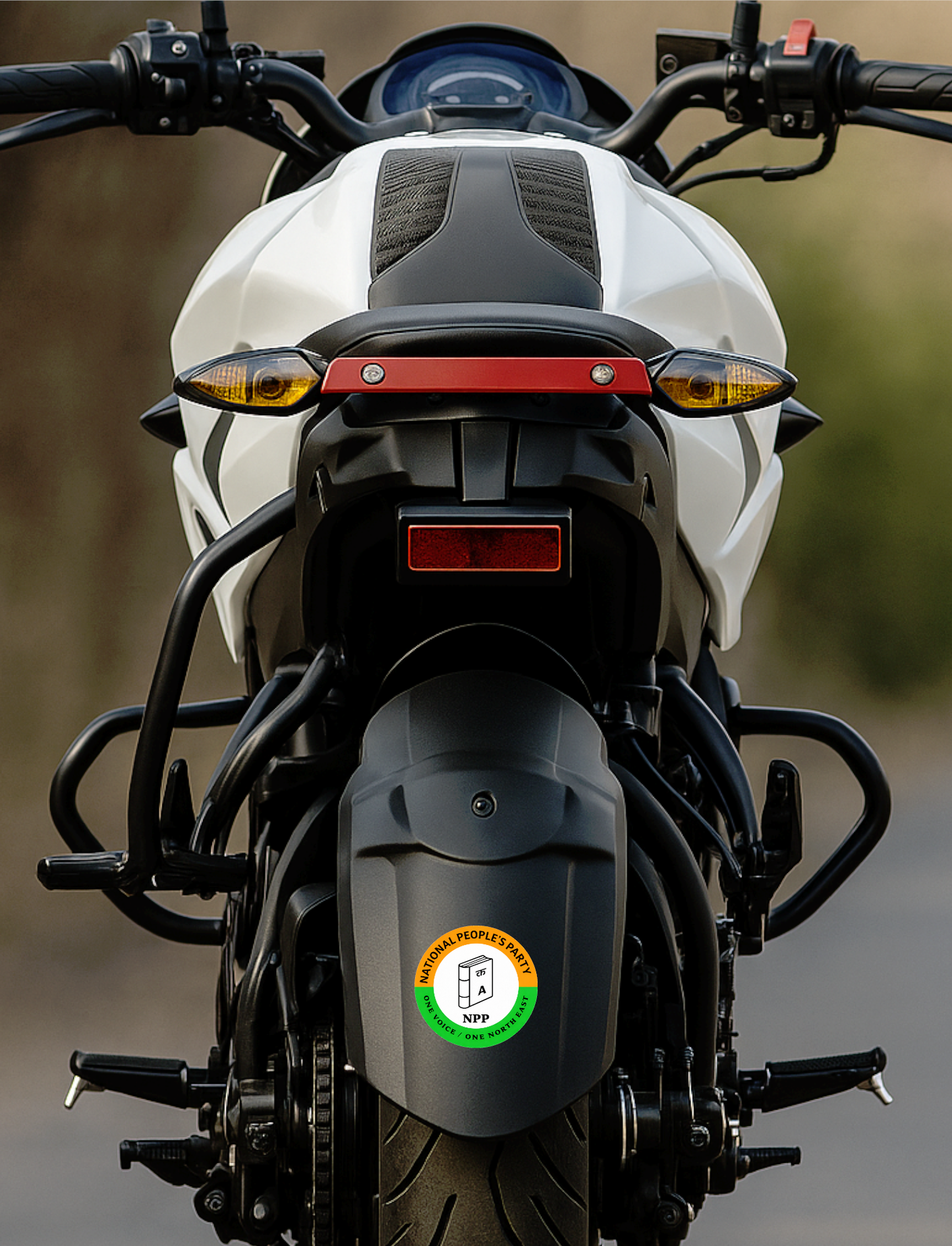 Smeeps Political Party Logo Sticker – 10.16 x 10.16 cm Car & Bike Vinyl Decal | Waterproof UV Resistant Election Symbol Design