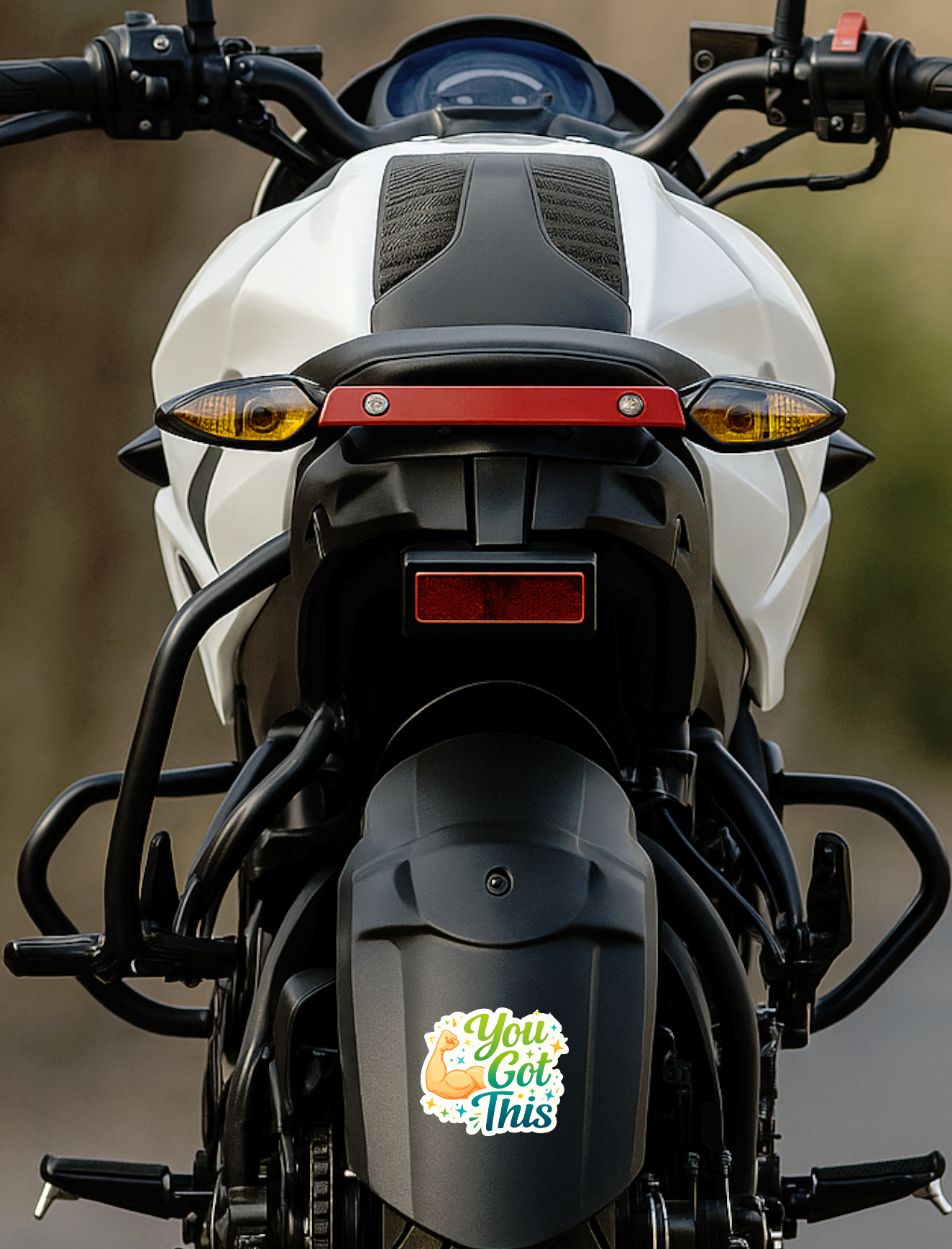 Smeeps You Got This Sticker – 10.16 × 8.89 cm (4 × 3.5 Inch) Motivational Quote Vinyl Sticker | Waterproof UV Resistant Wash Proof Durable