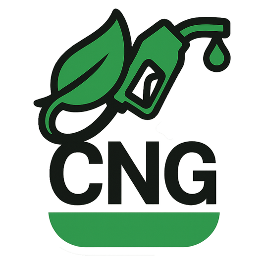 Smeeps CNG Leaf Nozzle Sticker – 10.42 x 8.89 cm Eco Fuel Car & Bike Vinyl Decal | Waterproof | Clear CNG Identification