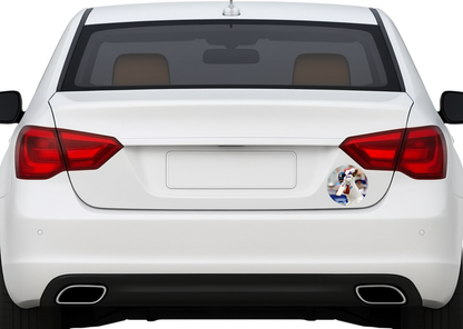 Smeeps KL Rahul Sticker – 10.16 cm (4 Inch) India Test Batsman Fan Vinyl Decal | Waterproof UV Resistant Round Sticker