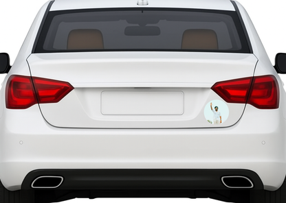 Smeeps Pawan Kalyan Waving Pose Sticker – 10.16 cm (4 Inch) Round Political Vinyl Decal | Waterproof UV Resistant Car & Bike Sticker