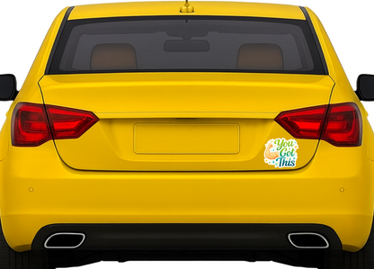 Smeeps You Got This Sticker – 10.16 × 8.89 cm (4 × 3.5 Inch) Motivational Quote Vinyl Sticker | Waterproof UV Resistant Wash Proof Durable