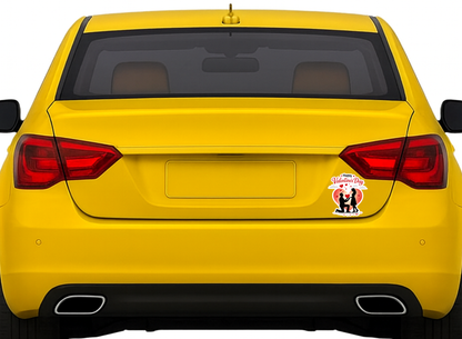 Smeeps Happy Valentine’s Day Proposal Couple Sticker – 10.16 × 9.40 cm (4 × 3.7 Inch) Premium Vinyl Decal | Romantic Kneeling Proposal Heart Design | Waterproof UV Resistant Wash Proof | Pack of 1