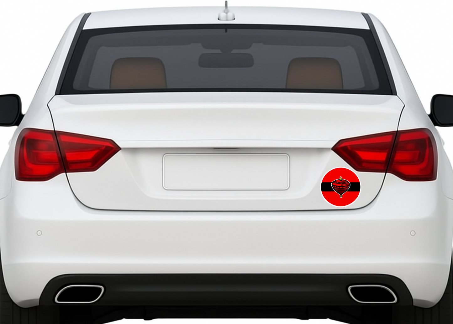 Smeeps MDMK Party Symbol Sticker – 10.16 cm (4 Inch) Round Car & Bike Vinyl Decal | Waterproof UV Resistant Political Design