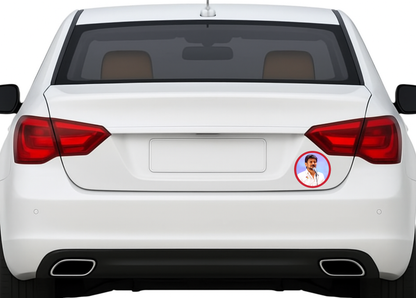 Smeeps Udhayanidhi Stalin Sticker – DMK Youth Wing Leader Decal | 10.16 cm Premium Vinyl | Waterproof & UV Resistant Political Car/Bike Sticker