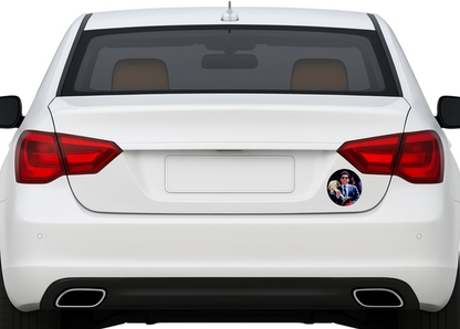 Smeeps Sachin Tendulkar Trophy Sticker – 10.16 cm (4 Inch) Legendary Cricket Vinyl Decal | Waterproof UV Resistant Round Sticker