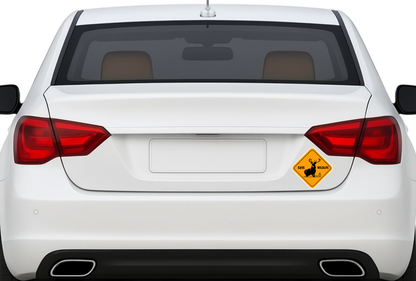 Smeeps Save Wildlife Sticker – 11.43 x 11.43 cm Animal Protection Car & Bike Decal | Eco Awareness Vinyl | Waterproof & UV Resistant