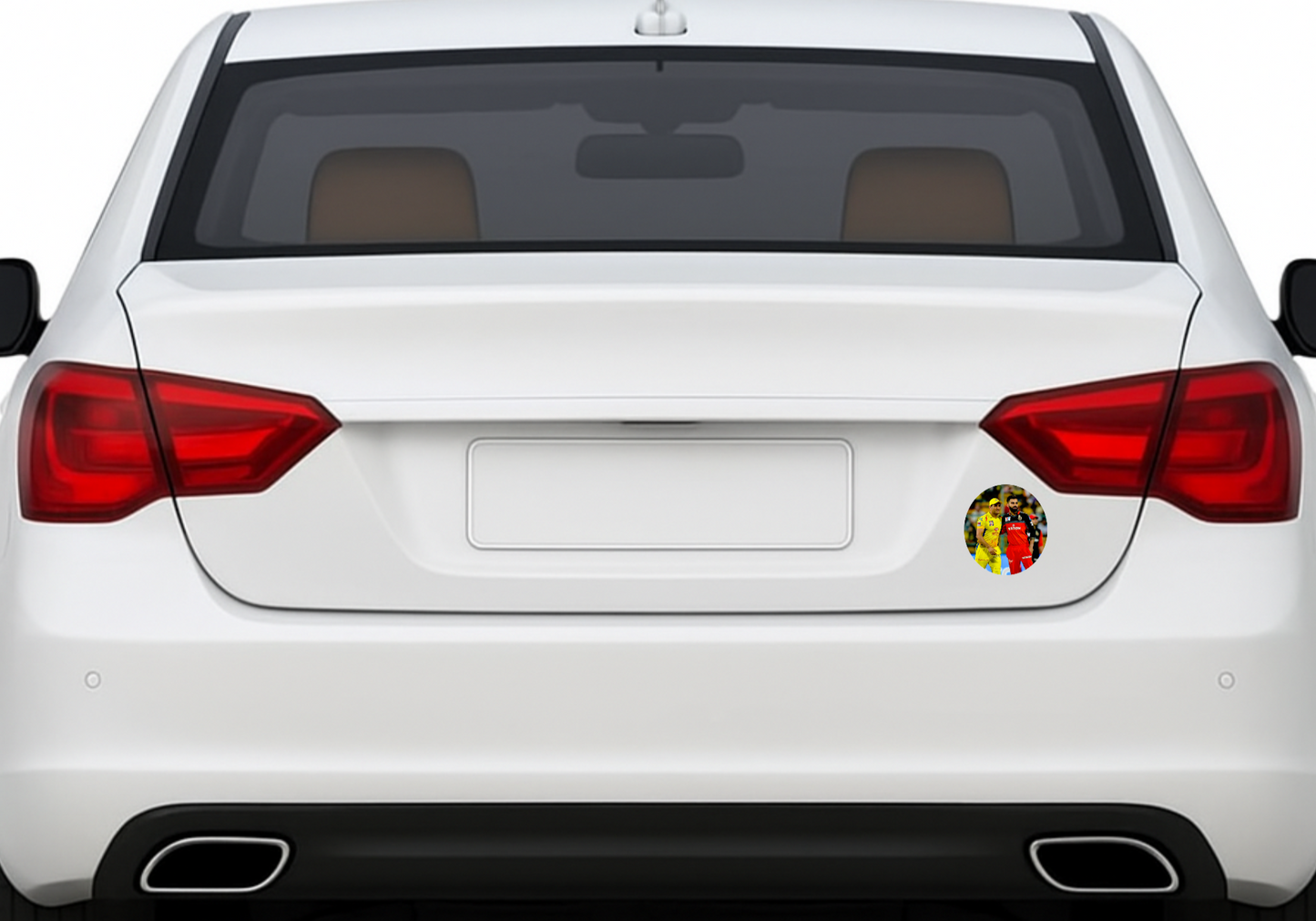 Smeeps Chris Gayle Sticker – 10.16 cm (4 Inch) West Indies Universe Boss Fan Vinyl Decal | Waterproof UV Resistant Round Cricket Sticker