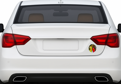 Smeeps Chris Gayle Sticker – 10.16 cm (4 Inch) West Indies Universe Boss Fan Vinyl Decal | Waterproof UV Resistant Round Cricket Sticker