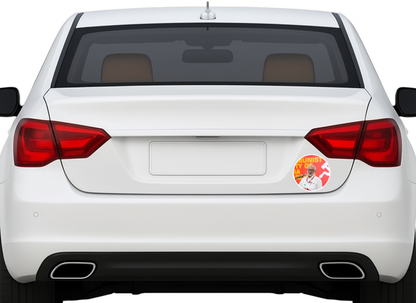 Smeeps M A Baby CPI(M) Sticker – 10.16 cm (4 Inch) Round Car & Bike Vinyl Decal | Waterproof UV Resistant Political Design