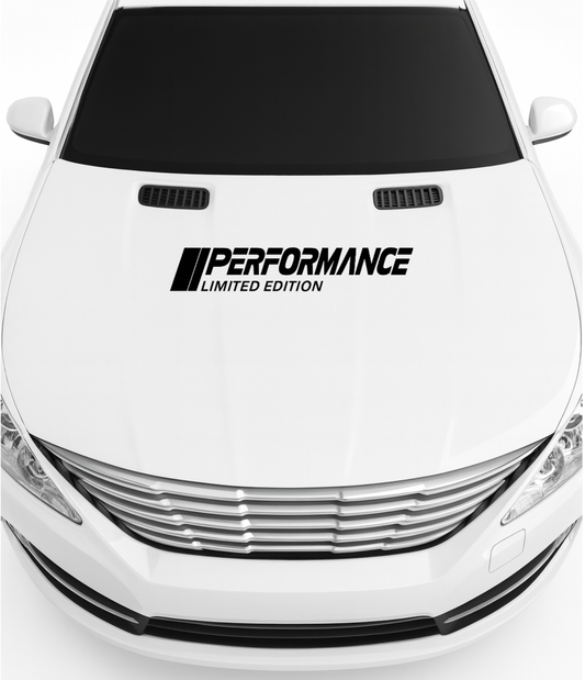 Smeeps Performance Limited Edition Sticker – 5.08 x 25.4 cm Car & Bike Vinyl Decal | Sporty Racing Text Design | Waterproof & Durable