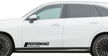 Smeeps Performance Limited Edition Sticker – 5.08 x 25.4 cm Car & Bike Vinyl Decal | Sporty Racing Text Design | Waterproof & Durable