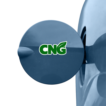 Smeeps CNG Vinyl Sticker – 11.69 × 5.85 cm (4.6 × 2.3 Inch) Waterproof Fuel Type Sticker for Car Fuel Lid, Bike & Vehicle | UV Resistant | Wash Proof | Pack of 1