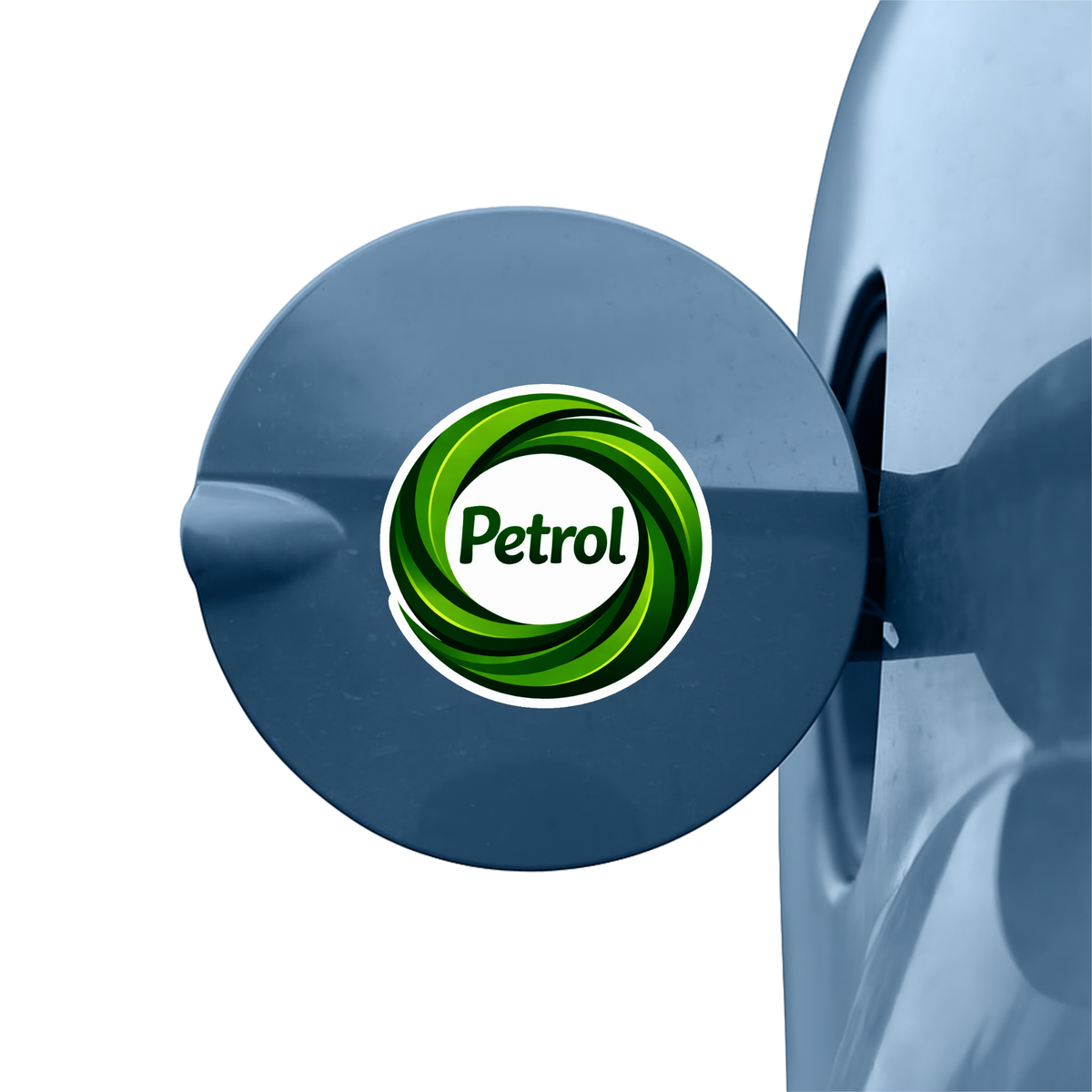 Smeeps Petrol Fuel Type Sticker – 10.67 × 10.16 cm (4.2 × 4 Inch) Waterproof Vinyl Car Fuel Lid Sticker | Petrol Tank Cap Decal | UV Resistant Washproof Automotive Fuel Indicator Sticker | Pack of 1