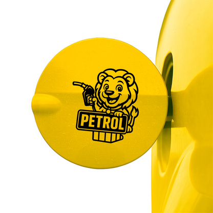 Smeeps Lion Petrol Sticker – 10.16 x 8.89 cm Fuel Type Indicator for Cars & Bikes | Waterproof & UV-Resistant Vinyl