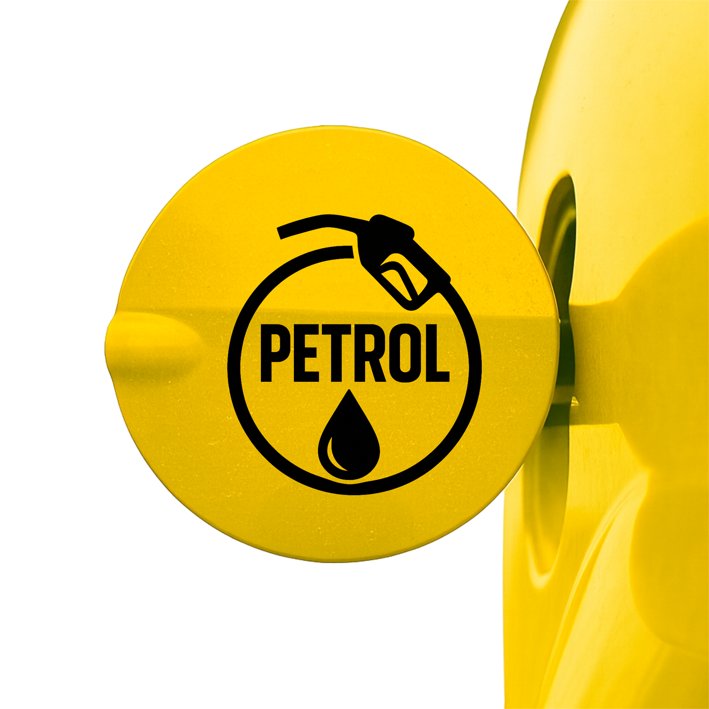 Smeeps Cute Rabbit Petrol Sticker – 10.16 x 7.62 cm Fuel Cap Vinyl Decal | Car & Bike Petrol Only Indicator | Waterproof & Durable