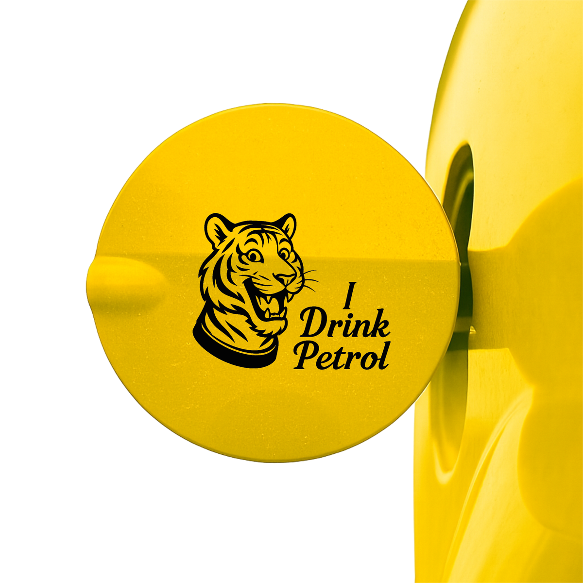 Smeeps I Drink Petrol Tiger Sticker – 10.16 x 7.88 cm Car & Bike Fuel Indicator Decal | Waterproof & UV-Resistant Vinyl