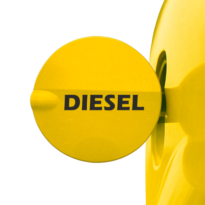 Smeeps DIESEL Text Sticker – 10 x 2 cm Bold Black Vinyl Decal | Fuel Cap Label | Clear Identification | Waterproof & UV-Resistant Design