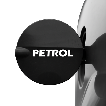 Smeeps PETROL Sticker – 10 x 2 cm Vehicle Fuel Cap Label | Bold White Text Decal | Waterproof & Durable Vinyl Design