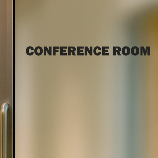 Smeeps Conference Room Sticker – 20 x 1.5 cm Office Door Vinyl Label | Waterproof, Durable & High-Visibility Sign