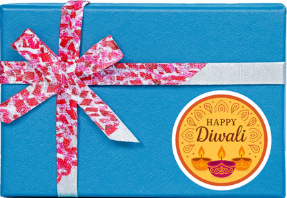 Smeeps Happy Diwali Sticker – 10.16 x 10.16 cm Mandala & Diya Design | Festive Deepavali Décor Decal | Waterproof & UV-Resistant Vinyl